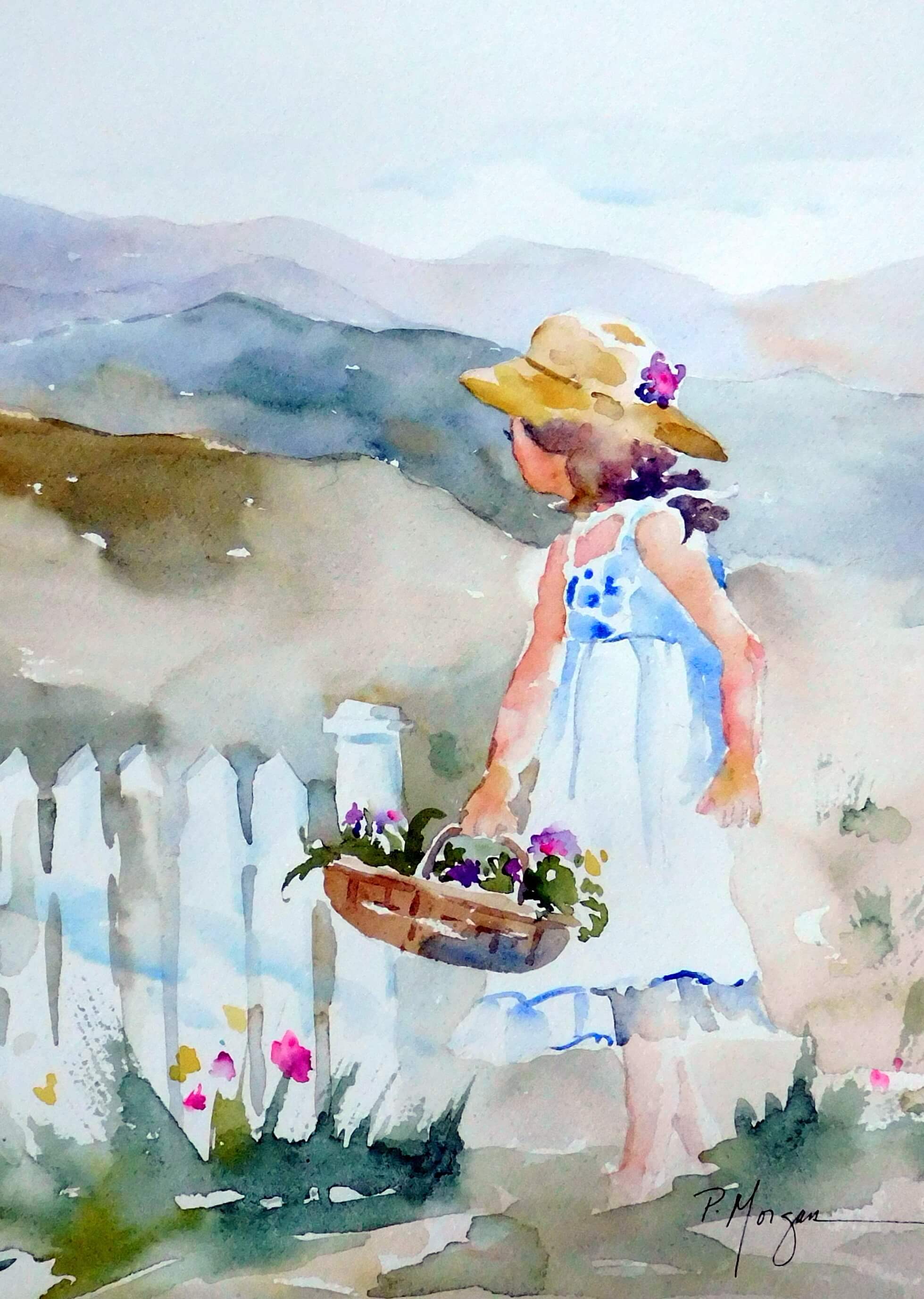 Girl in BlueRidgeGarden-002